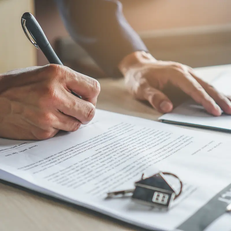 close-up-hands-businessman-signing-leasing-home-documents-have-apartment-keys